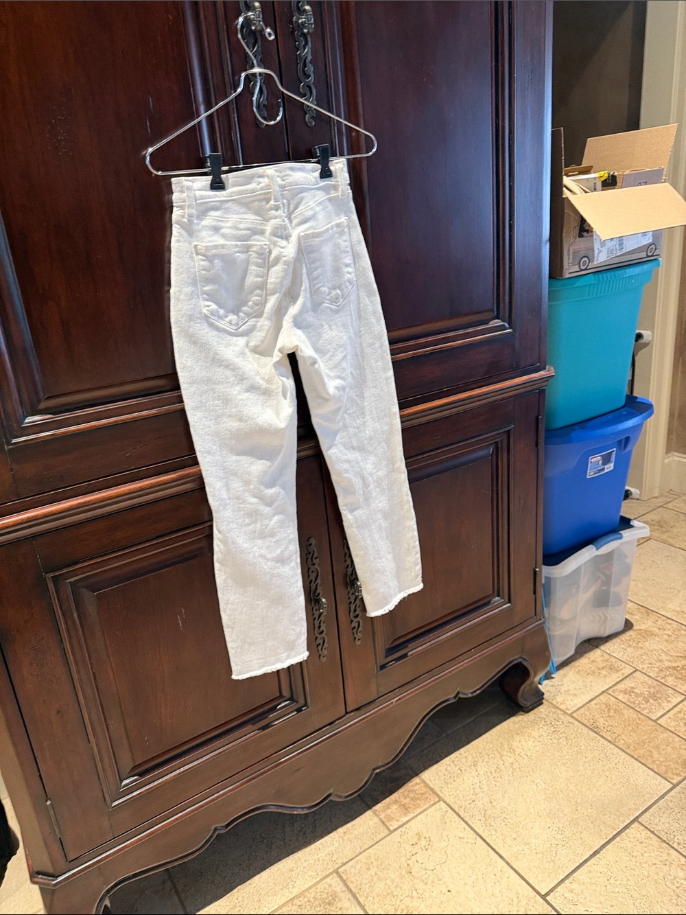L’agence white cropped jeans size 24 - Picture 2 of 4